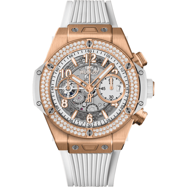 Hublot Big Bang Unico King Gold White Diamonds 42mm | 441.OE.2011.RW.1104