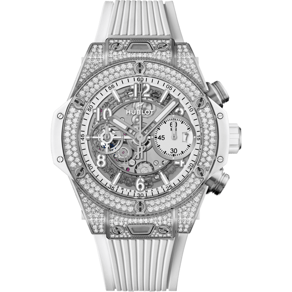 Hublot Big Bang Unico Titanium White Pavé 42mm | 441.NE.2011.RW.1704