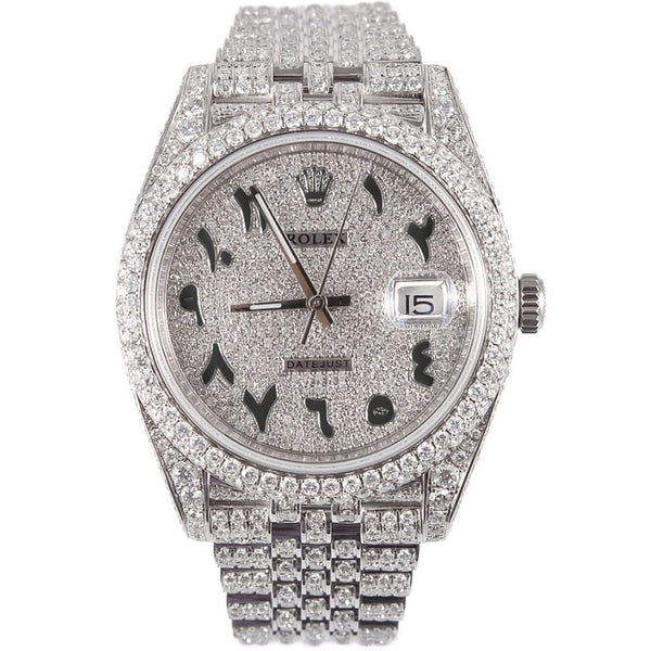 Rolex Oyster Perpetual Datejust 41mm | 126300-ARABIC2-PAVE-AM