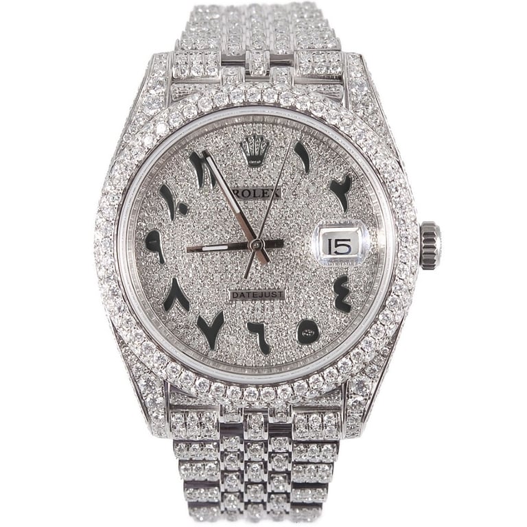 Rolex Oyster Perpetual Datejust 41mm | 126300-ARABIC2-PAVE-AM