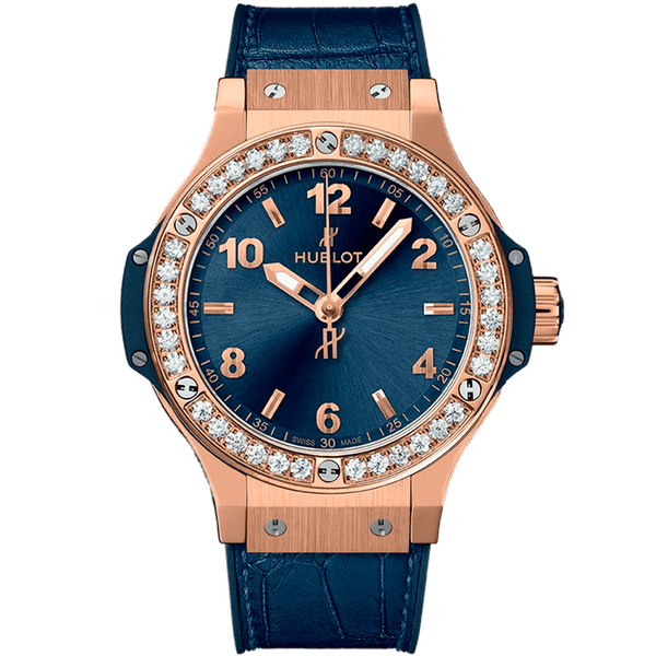 Hublot Big Bang Original Gold Blue Diamonds 38mm | 361.PX.7180.LR.1204