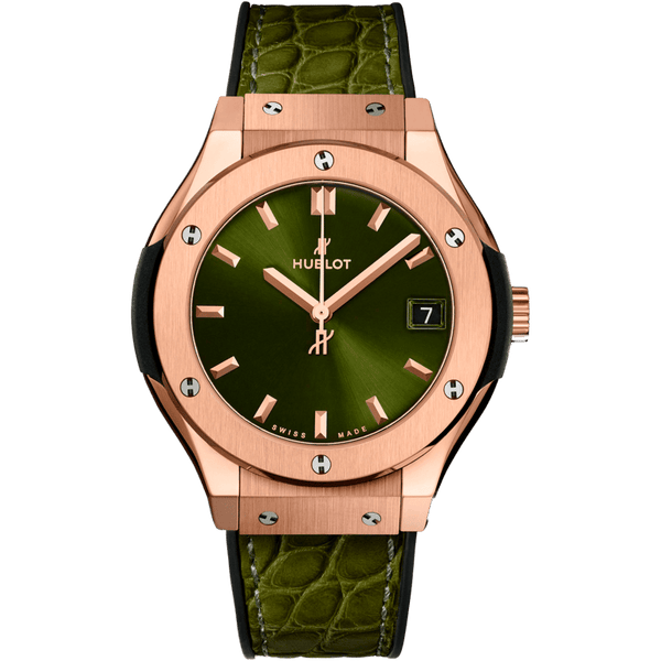 Hublot Classic Fusion King Gold Green 33mm | 581.OX.8980.LR