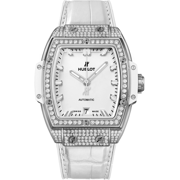Hublot Spirit of Big Bang Titanium White Pavé 39mm | 665.NE.2010.LR.1604