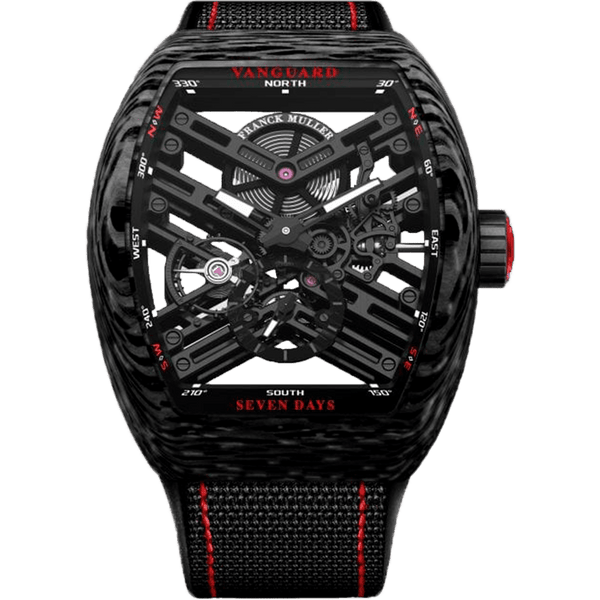 Franck Muller Vanguard V45 Seven Days | V 45 S6 SQT CARBONE NR (ER) CARB