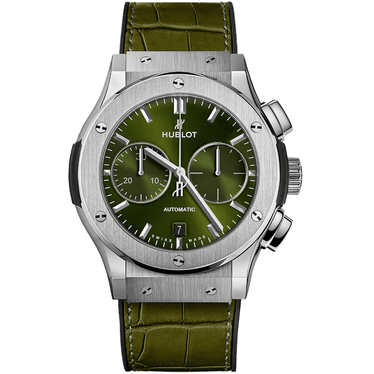 Hublot Classic Fusion Chronograph Titanium Green 45mm | 521.NX.8970.LR