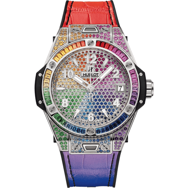 Hublot Big Bang One Click Steel Rainbow 39mm | 465.SX.9910.LR.0999